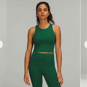Lululemon Invigorate Training Tank Top Everglade Green